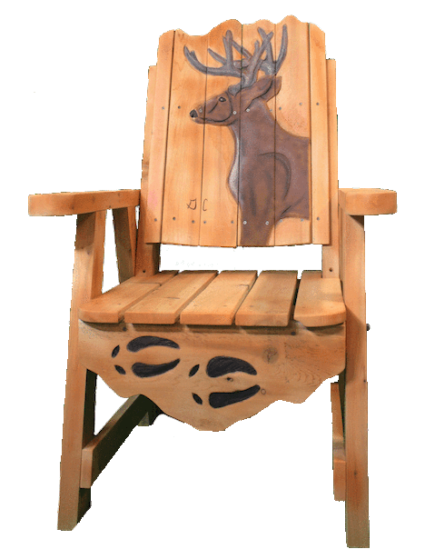 Deer chair, deck chair, deck lounge chair